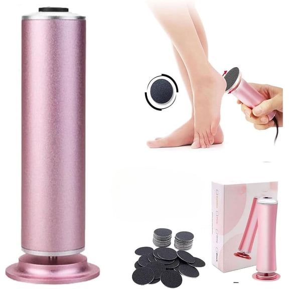 Miserwe Electric Foot Callus Remover, pedicure tools for feetBest Pedicure Tool, Scrubber for Dead Skin and Dry Heel Crackspink