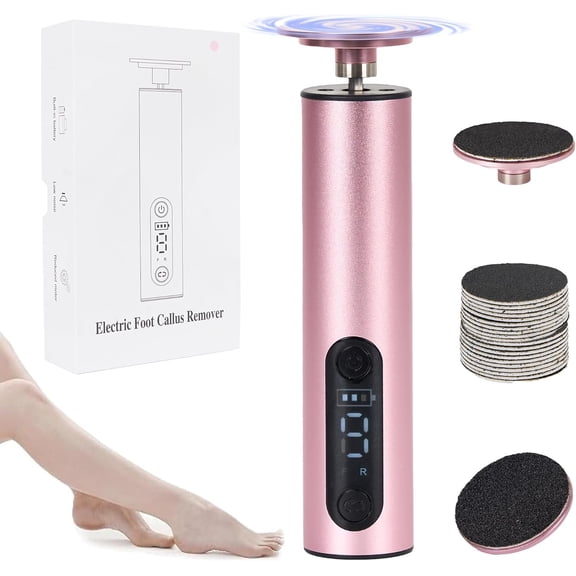 Electric Foot Callus Remover, Foot File Rechargeable Pedicure Tool, Pedicure Tools for Removing Hard Cracks Dryness and Dead Skin