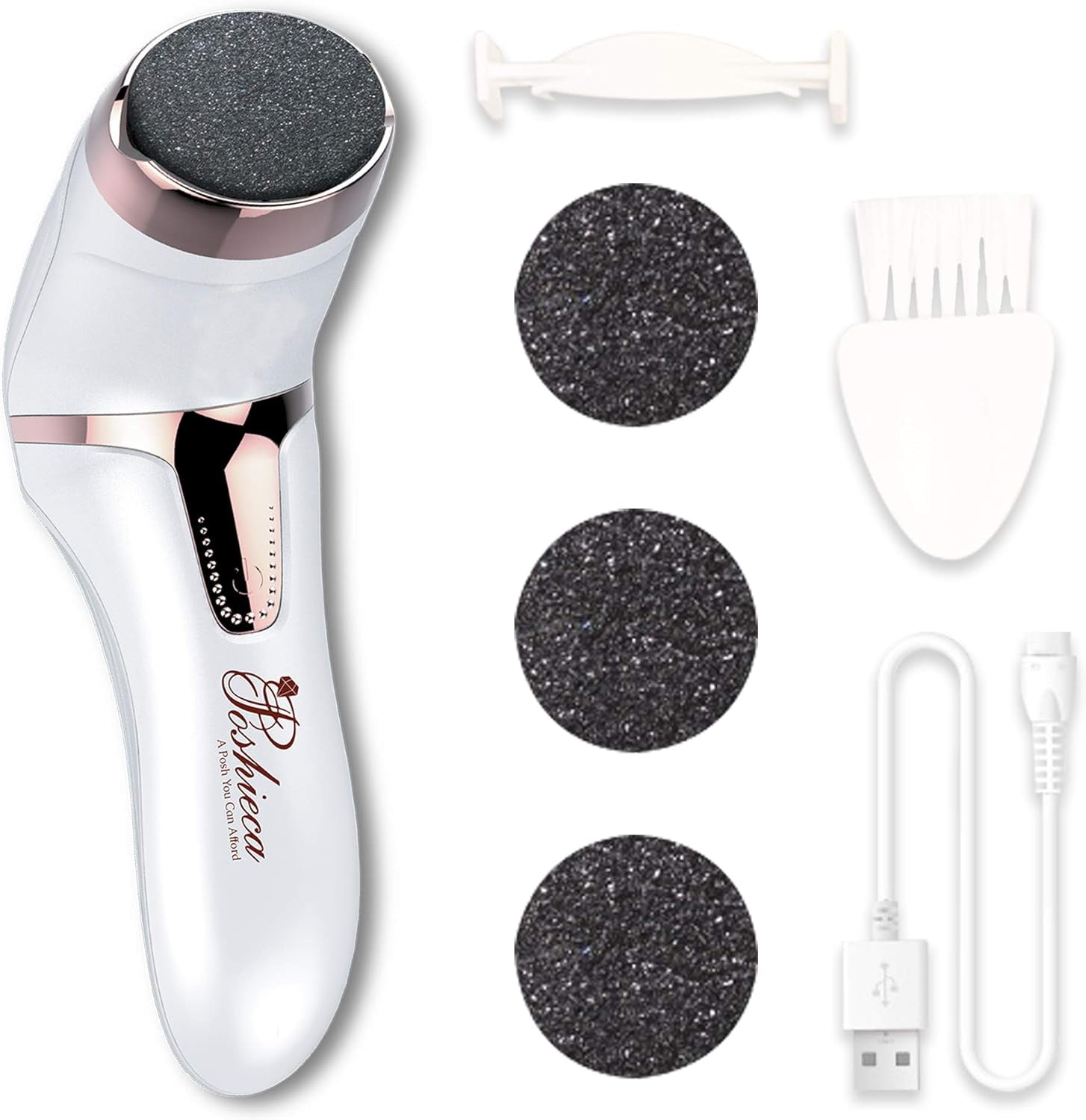 Electric Foot Callus Remover Pedicure Kit, Foot File, Dual Speed