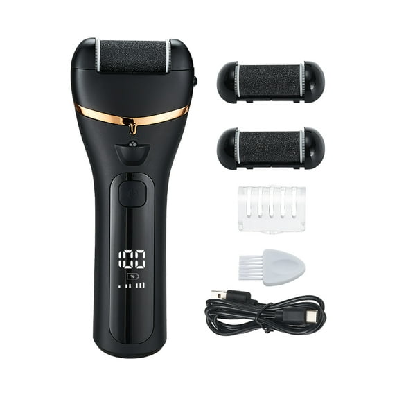 Electric Foot Callus Remover Strong Motor Usb Rechargeable Electric Charging Foot Grinder With 3pcs Grinding Heads