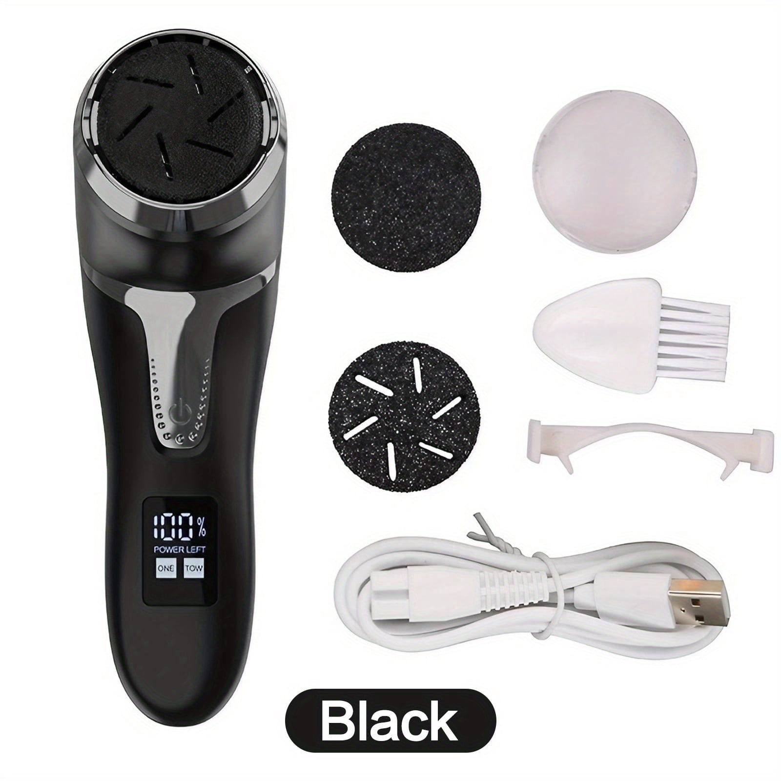 Electric Foot File, Callus Remover, Vacuum Foot Care Device, Waterproof Corn Remover—Ideal for Home Foot Care and Easy to Clean