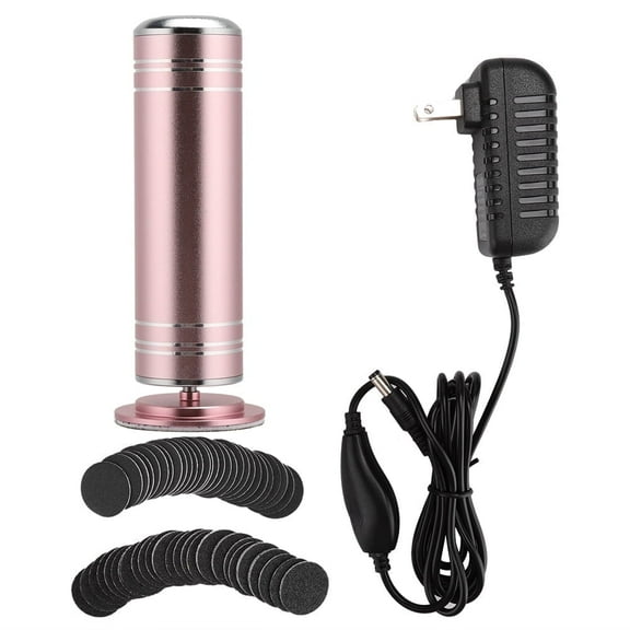 Electric Foot File, Electric Foot Scrubber Dead Skin Remover For At Home With 60 Sanding Pads, Adjustable Speed Electric Callus Remover For Feet For Hard Cracked Dry Dead Skin Exfoliation