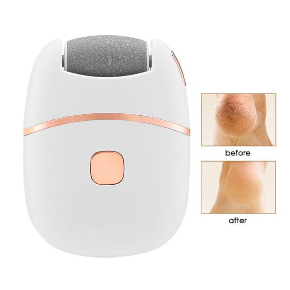Electric Foot Grinder Callus Remover, 2 Speed 12000 RPM, Cordless Pedicure Tool with LED Light, Automatic Stop Foot File for Dead Skin Removal
