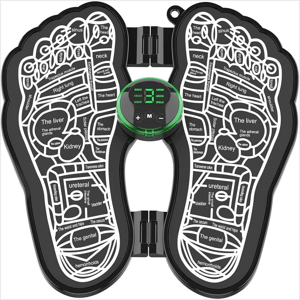 Electric Foot Massager Pad Blood Circulation Muscle Stimulator Mat Pain Relief