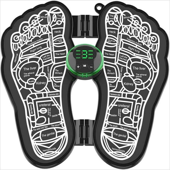 Electric Foot Massager Pad Blood Circulation Muscle Stimulator Mat Pain Relief