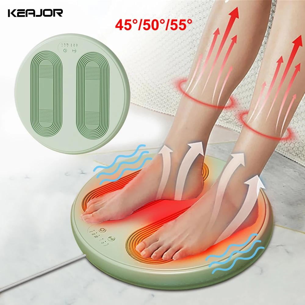 Electric Foot Massager Relieve foot Heel Pain Foot Warmer Promote Blood Circulation 3 Heating Temperature Foot Massage Machine