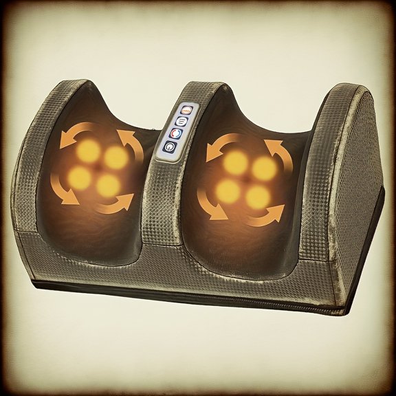 Electric Foot Massager with Heat, Deep Kneading for Foot & Leg, Relaxation Gift