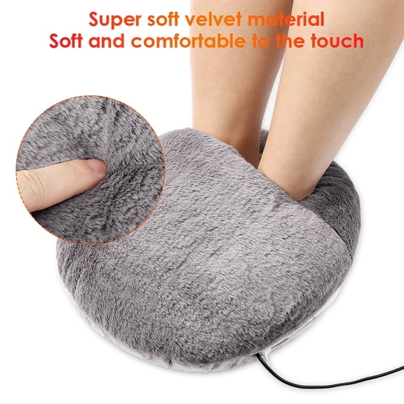 Electric Heated Foot Warmers for Women and Men, Cozy Heating Pad for Feet with Heat Settings, Portable Heating Foot Bag for Under Desk