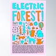 thumbnail image 1 of Electric Forest 2017 Poster Wall Art, Modern Wall Decor, 24x36 UNFRAMED, 1 of 3