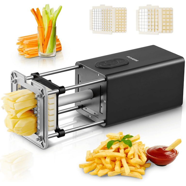 Electric French Fry Cutter, French Fries Cutter with 1/2 & 3/8