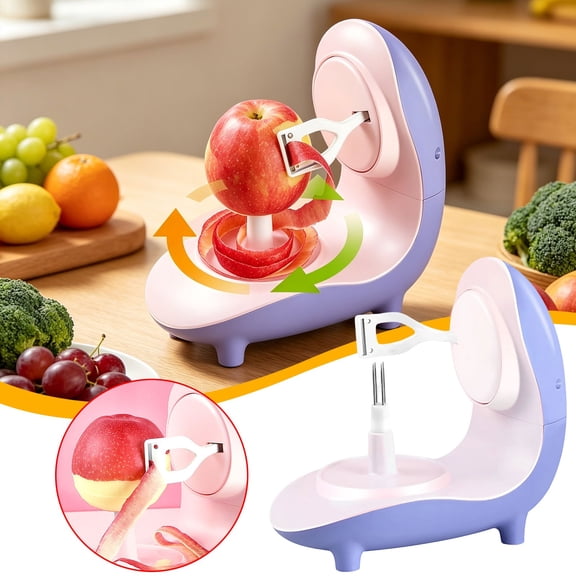 Electric Fruit Peeler, Automatically Peels Apples, Comes with A Slicer and Corer, Quickly Makes Applesauce Pie in Your Home Kitchen