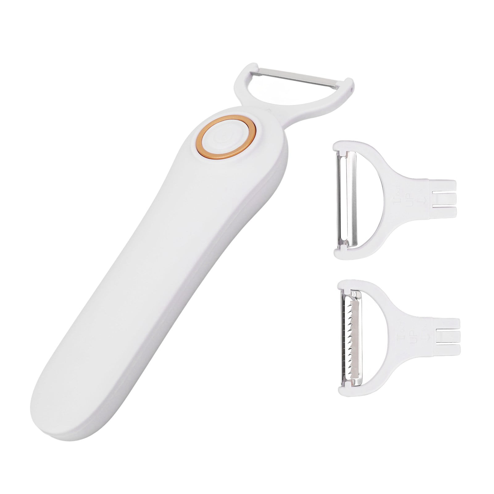 Electric Fruit Peeler, Handheld Julienne Peeler USB Rechargeable