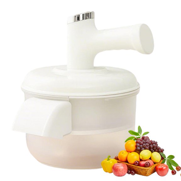 Electric Fruit & Vegetable Peeler, 2-in-1 Grape Peeler & Egg Whisk, Automatic Fast Peeling Machine for Grapes, Potatoes, Fruits, Detachable Design for Kitchen Prep, Juicing, Baking