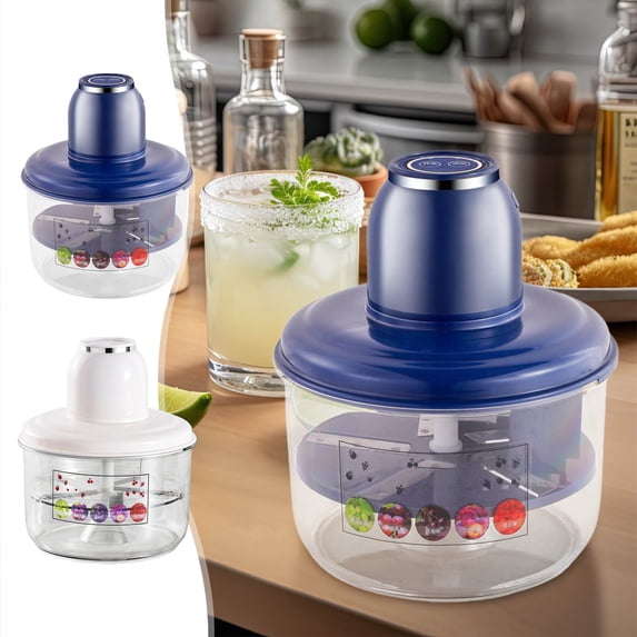 Electric Fruit & Vegetable Peeler - Automatic Household Tool for Peeling Grapes, Fruits & Veggies, Efficient Kitchen Gadget, Blue