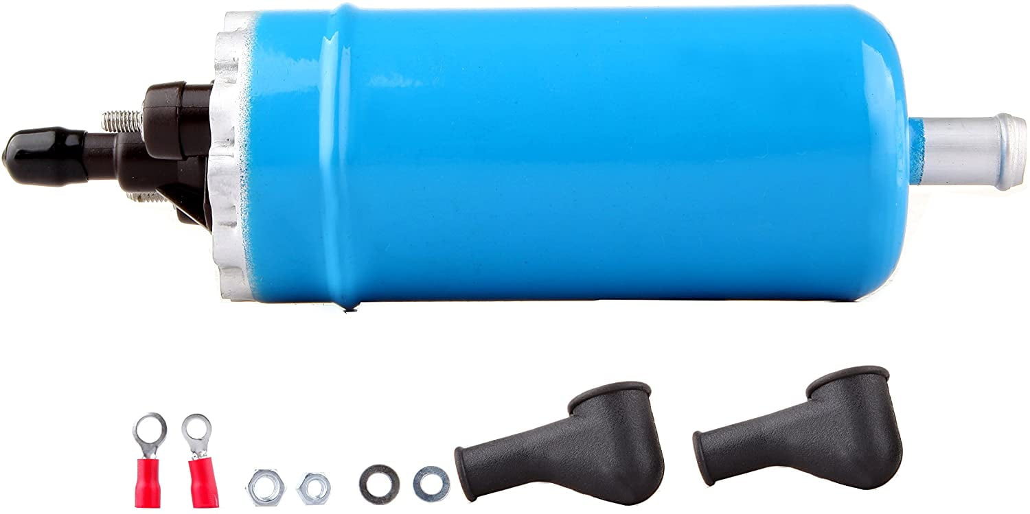 Electric Fuel Pump, 12V Electric Inline High Pressure Fuel Pump With Fit Installation Kit For E Series 0580464070