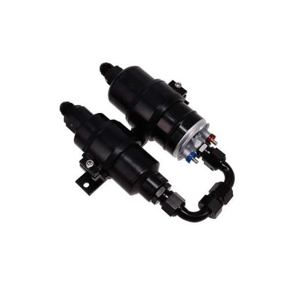 Electric Fuel Pump and Filter Kit - 40 Microns - Black