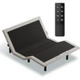 Electric Full Size Adjustable Bed Frame with Massage, APP Control