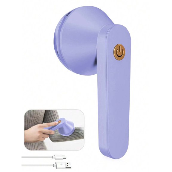 Electric Fuzz Remover, Rechargeable Portable Fabric Shaver, Effective Quick Removal Of Lint, Pilling On Furniture, Carpet, Sweaters (Deep Blue)
