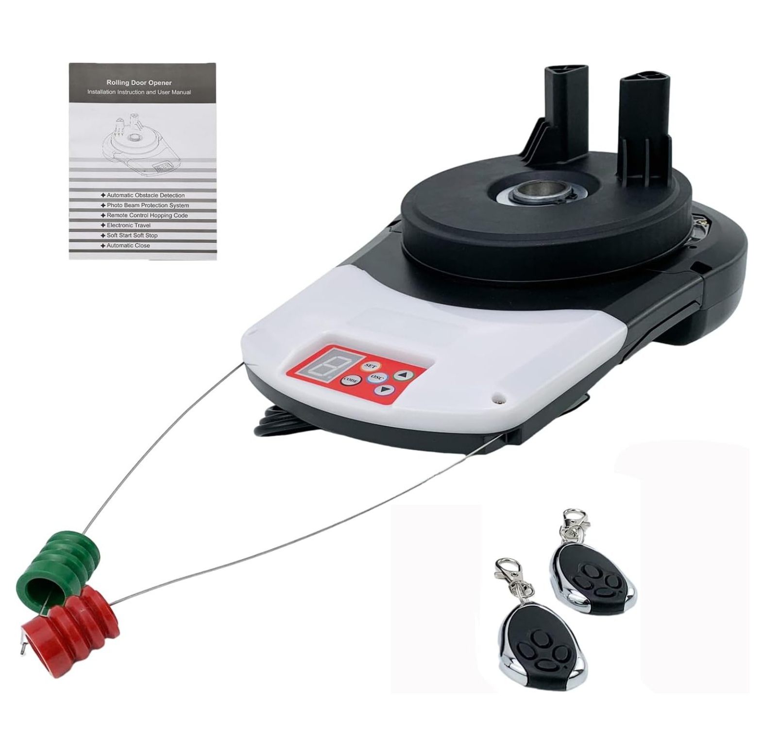 Electric Garage Door Opener,100W 800N Garage Door Opener Motor with 2