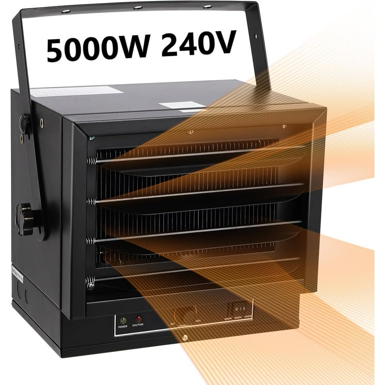 Electric Garage Heater, TROPOW 5000 Watt 240 Volt, Hard Wired - Main Image