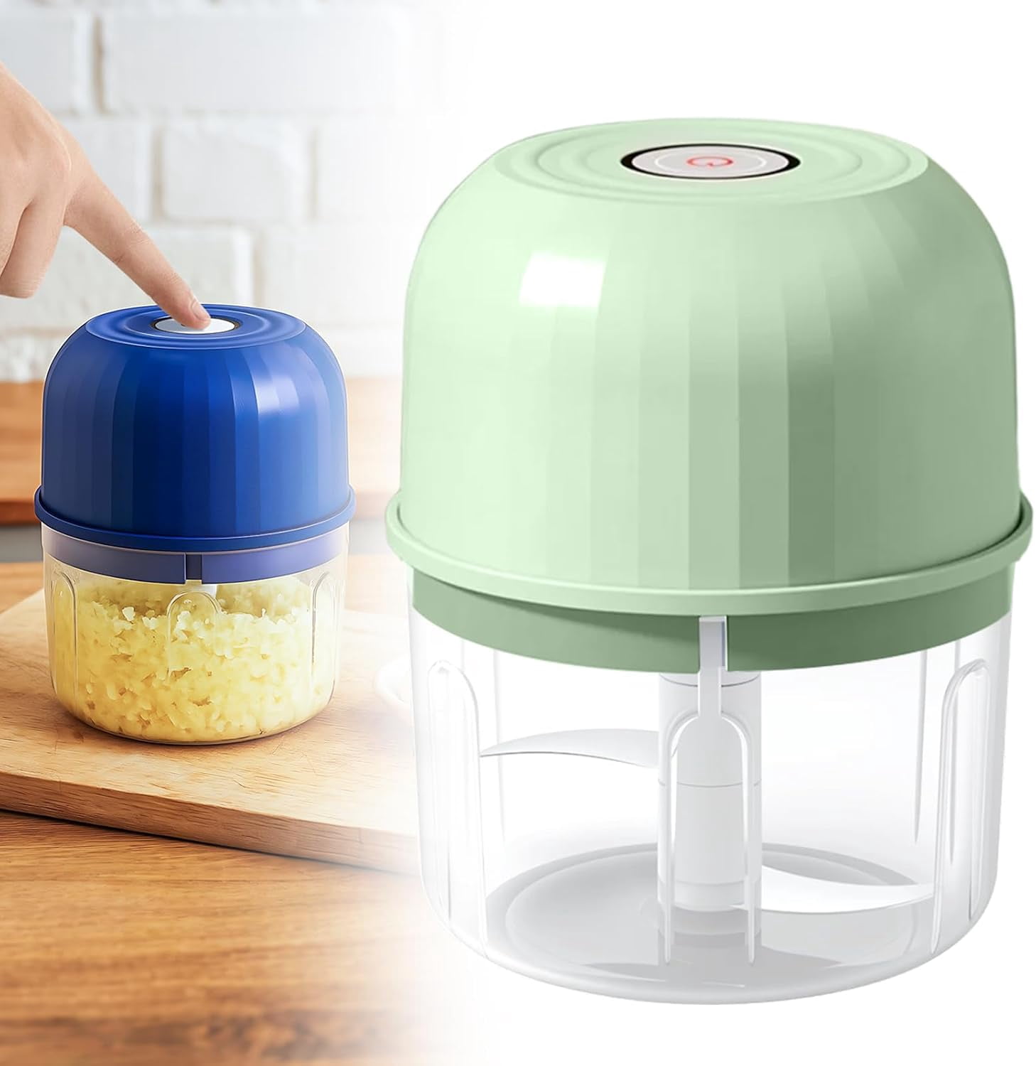 Moveable Gingerbread Man Electric Garlic Chopper 2026 Upgraded Mini Portable Vegetable Chopper ...