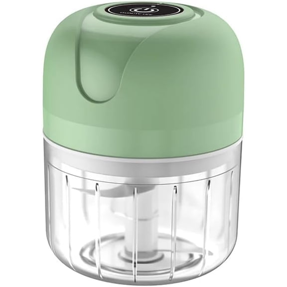 Electric Garlic Chopper & Food Processor, USB Rechargeable Mini Kitchen Chopper with 250ml Capacity for Chopping Vegetables, Meat, Nuts and Herbs