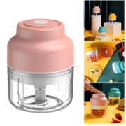 Electric Garlic Chopper Mini, 2026 New USB Rechargeable Portable Food Processor, 23W Powerful Garlic Grinder & Veggie Chopper for Meat, Chili, Ginger, Baby Food, Small Kitchen Gadget 250ML
