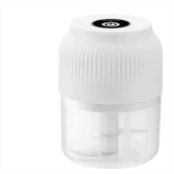 Electric Garlic Chopper Mini Food Processor Portable Cordless Vegetable Mincer with 304 Stainless Steel Blades 10.1 fl oz Capacity for Kitchen Cooking and Home Food Prep
