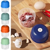 Electric Garlic Chopper Mini Food Processor with Stainless Steel Blades, Usb Rechargeable, 260ml Capacity for Quick Mincing & Pureeing, Easy Clean Design for Home Chefs & Daily Cooking