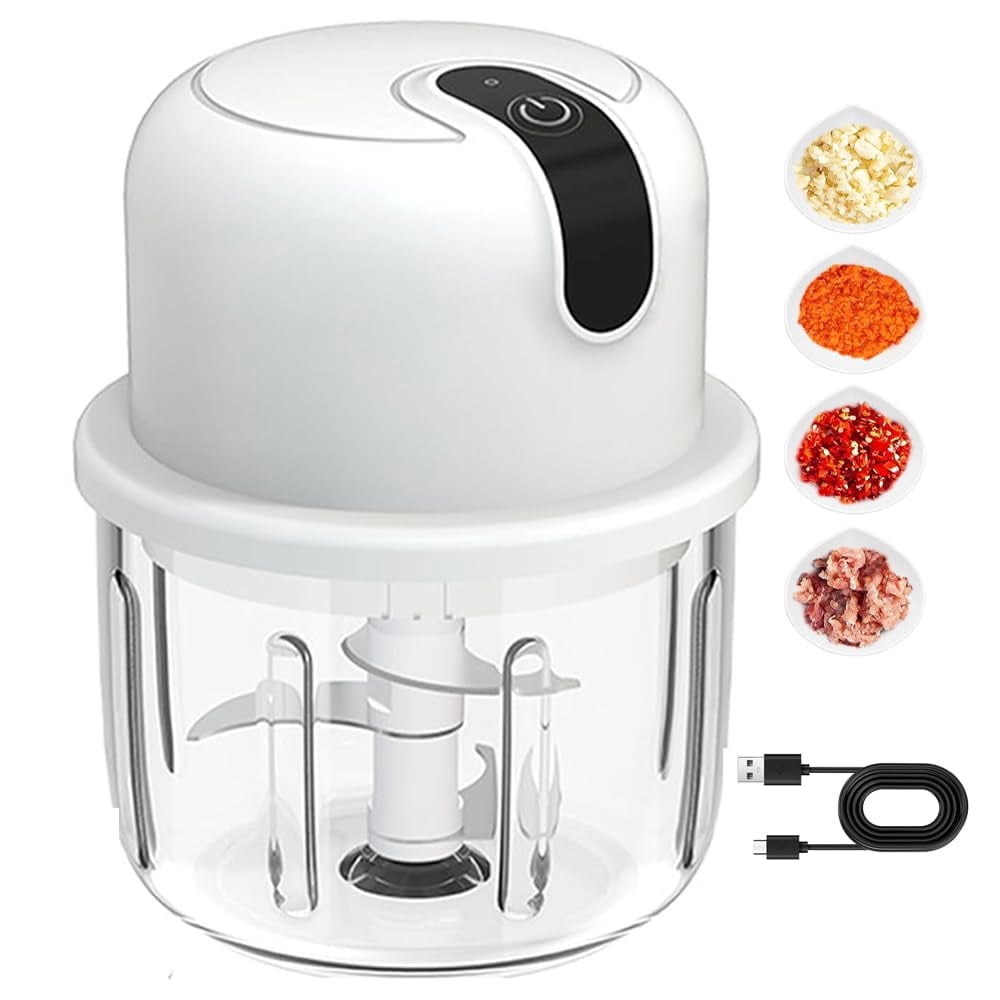 Electric Garlic Chopper Multi-Function Food Processor Blenders For Kitchen USB Charging Meat Grinder Kitchen Tools