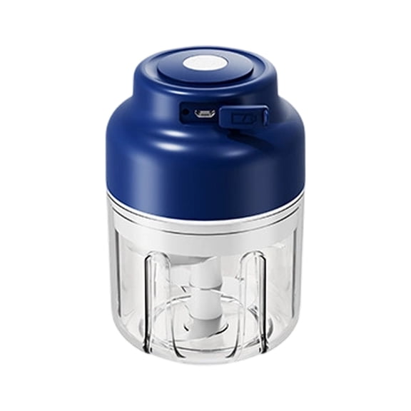 Electric Garlic Chopper USB Rechargeable Mini Food Processor, One-Touch Garlic Mincer, Portable Veggie Chopper for Nuts, Onion, Vegetables