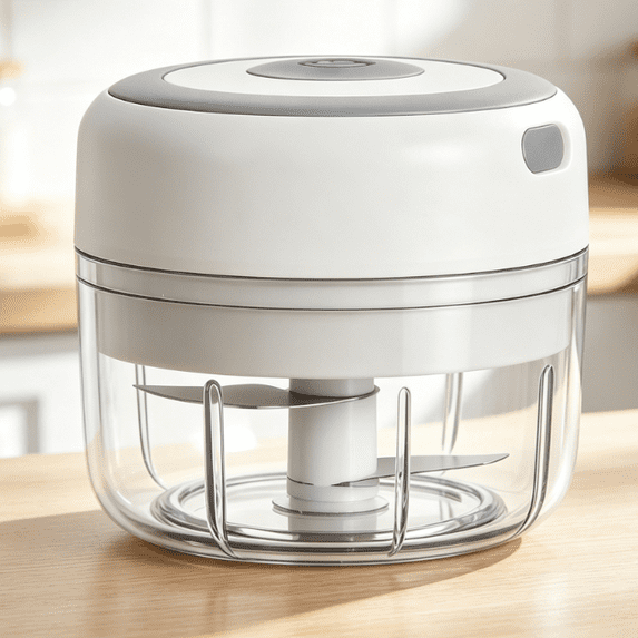 Electric Garlic Mincer Small Onion Chopper Portable Mini Food Processor for Vegetable Chopper Garlic Ginger Chili Veg