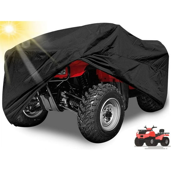 Electric or Gas Lawn Mowers-Anti-UV Protector Lawnmower Cover by Casewin Dustproof Waterproof Tractor Cover Protective Lawn Mower Cover Heavy Duty Garden Lawn Mower Cover with Storage Bag
