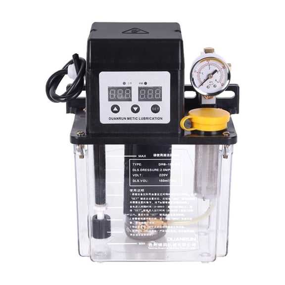 Electric Gear Lubricating Oil Pump CNC Machine Tool Refueling Pump Gear Pressure Relief Automatic Oiler CNC Oiler ,Multi-Scenario Use