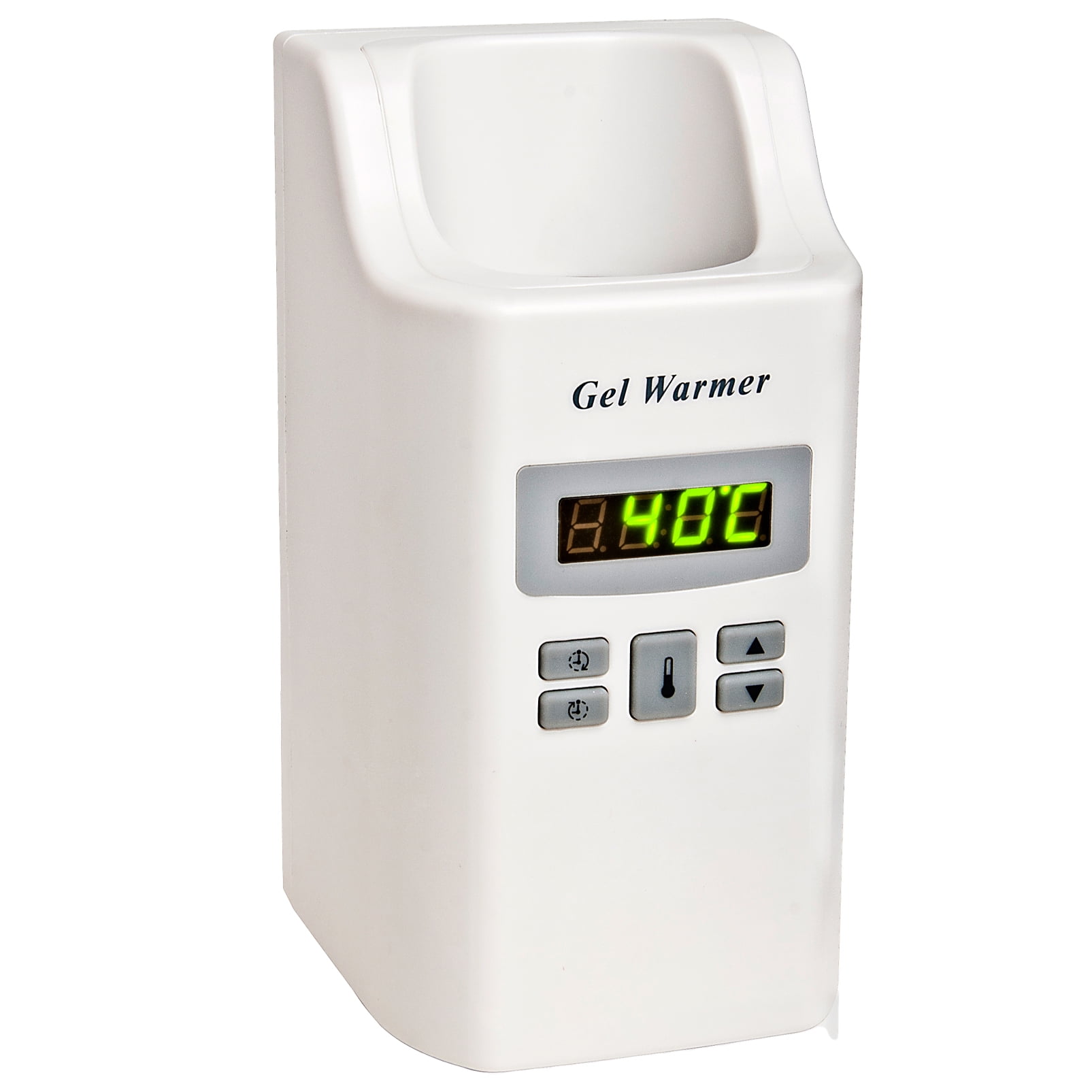 Electric Gel Warmer with Precision Digital Display, Built in Timer, Heater for Massage Cream, Baby Lotion, & Oils, Wall Mountable & Freestanding Option, Adjustable Temperature, for Home & Spa