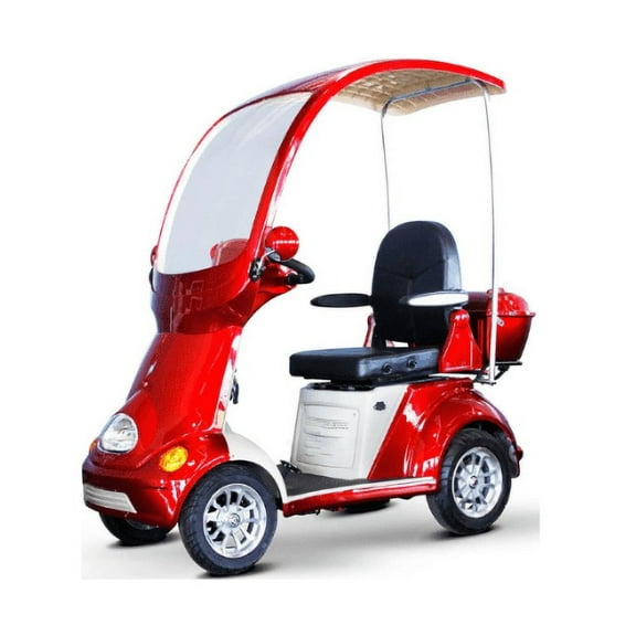 Electric Golf Buggy Scooter | Power-Buggy Dx | 4 Wheels | Red Max. Speed 15 Mph | 500 Lbs Capacity Electric Golf Scooters