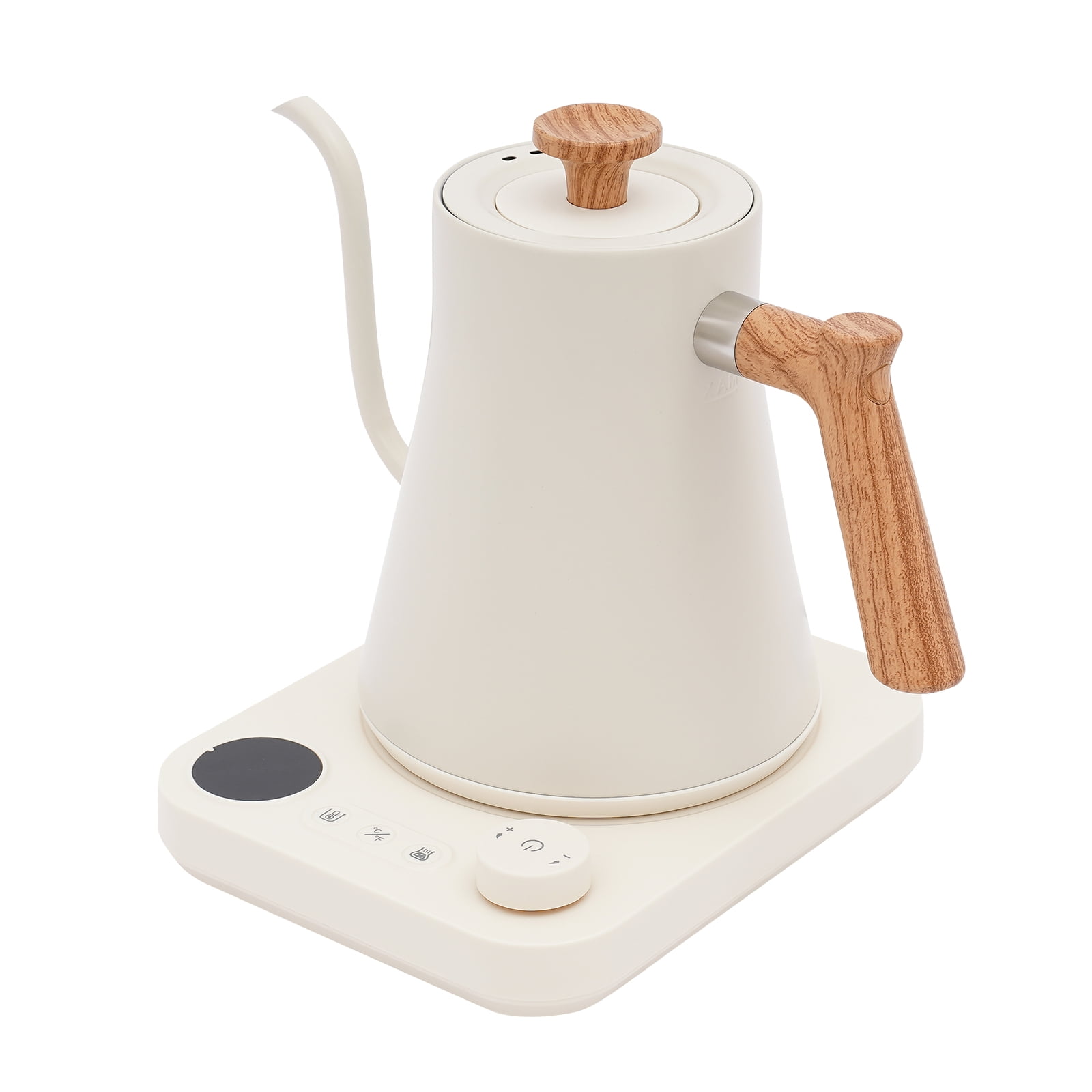 Electric Gooseneck Kettle 1200W Electric Kettle with LED Display for Home/Office, 0.24 Gal Quick Heating Water Boiler for Coffee Tea Brewing, Adjustable Temp 104-212°F