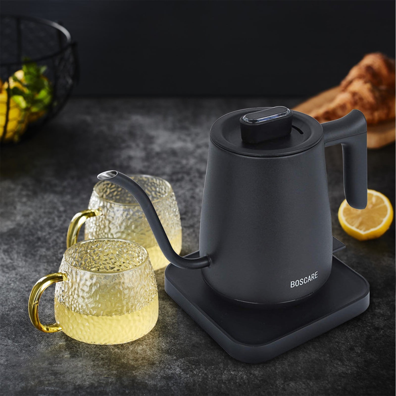 Electric Kettles, INTASTING Gooseneck Electric Kettle, ±1℉ Temperature  Control, Stainless Steel Inner, Quick Heating, for Pour Over Coffee, Brew  Tea
