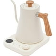 thumbnail image 1 of Electric Gooseneck Kettle Temperature Control Stainless Steel Water Kettle For Pour-Over Coffee & Tea Brewing, Quick Heating, Insulation Timer, 1200w 0.9l White, 1 of 9