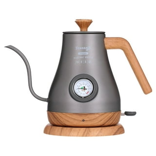 OXO Brew Gooseneck Electric Kettle – Hot Water Kettle, Pour Over Coffee & Tea  Kettle, Adjustable Temperature, Built-In Brew Timer, Stainless Steel, 1L​