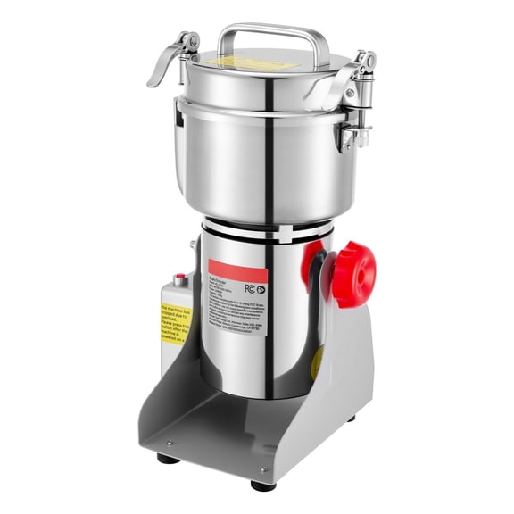 Electric Grain Mill, 2000W High Speed Grinder - 750g Capacity, Stainless Steel Spice & Coffee Bean Pulverizer, Adjustable Fineness (270 Swing)