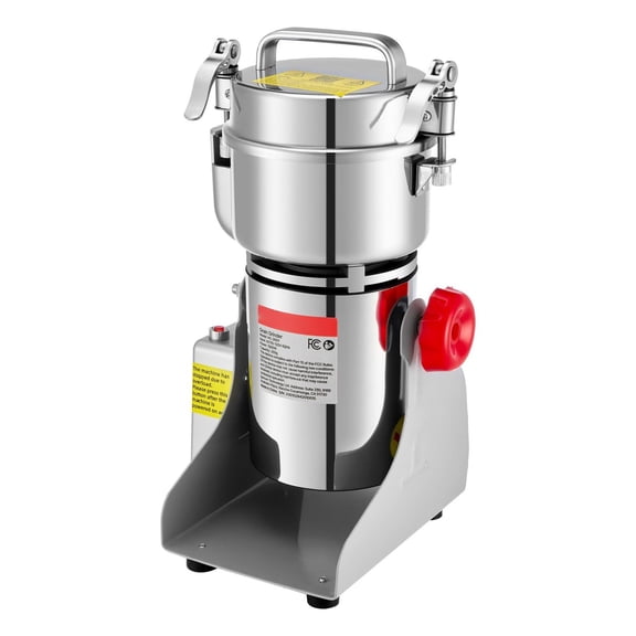 Electric Grain Mill 300g, 1500W Spice Grinder - Fast Dry Food Pulverizer for Coffee Beans, Grains, Herbs & Spices, Stainless Steel 270 Swing