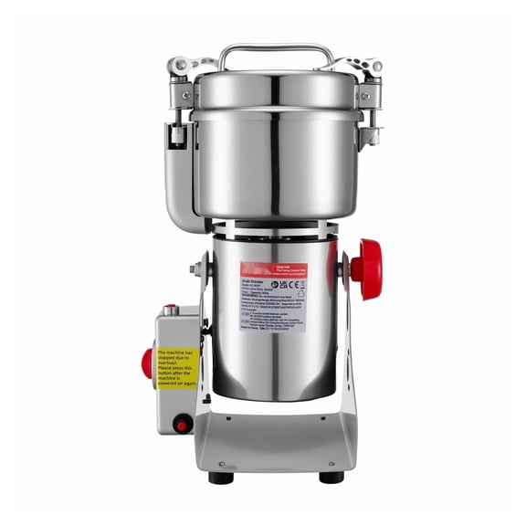 Electric Grain Mill Grinder, 2100W Spice Grinder, Stainless Steel Pulverizer for Grains, Spices, Coffee, Corn, Pepper - Swing Type, 1.8 lbs Capacity