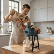 Electric Grain Mill Grinder,3000W Corn Mill,155 lbs/h Wheat Mill,Adjustable Thickness Spice Grinder,Flour Milling Machine with Stable Rubber Feet