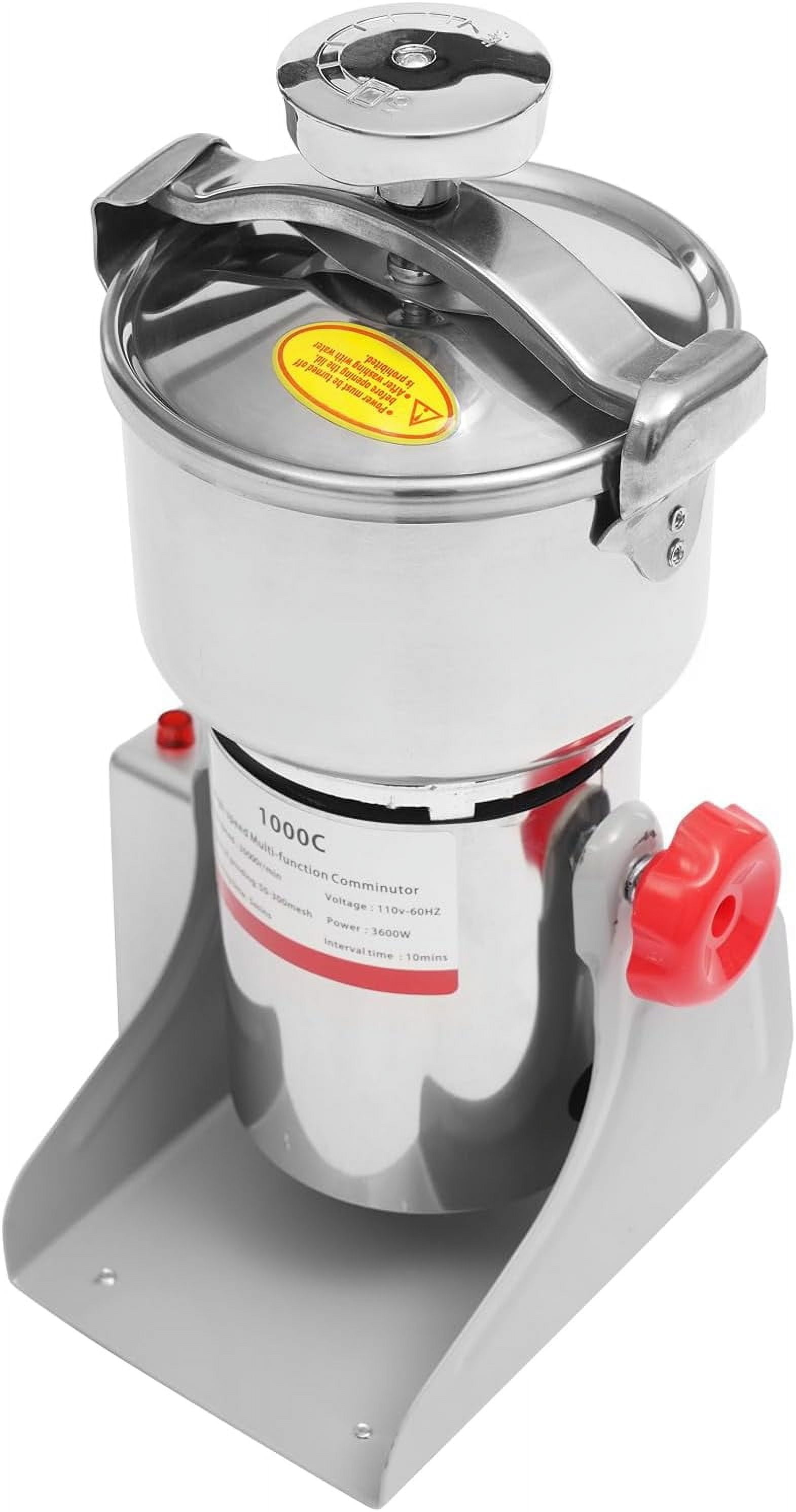 Electric Grain Mill Grinder Stainless Steel Pulverizer Grinding Machine ...