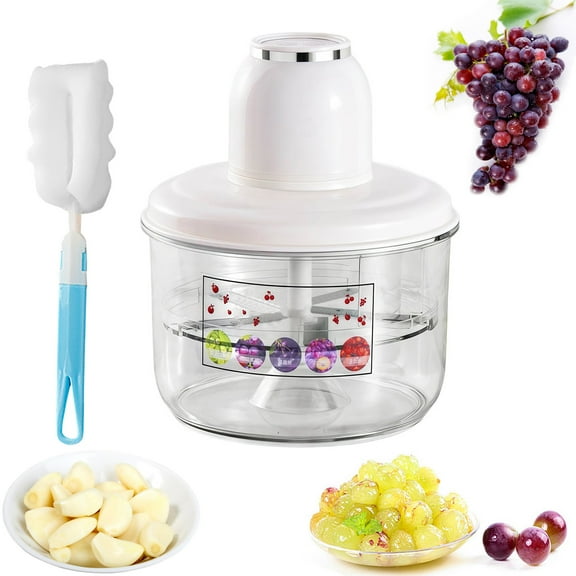 Electric Grape Peeling Machine, 2025 New Automatic Small Fruit&Garlic Peeling Tool, Rechargeable Commercial Smart Fruit Machines, Grapes, Garlic, Tomato, Cherry Skin Remover Tool