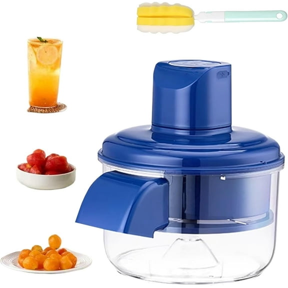 Electric Grape Peeling Machine, Multifunctional Automatic Small Fruit Peeler Skinning Tool, Rechargeable Commercial Smart Fruit Machine for Grapes, Cherry, Tomatoes(1pc)