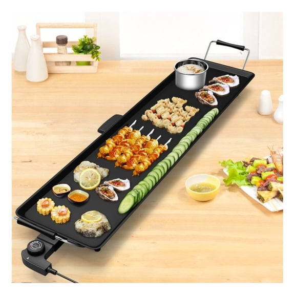 Electric Griddle 35 Inch, Adjustable Temp Non-Stick Grill