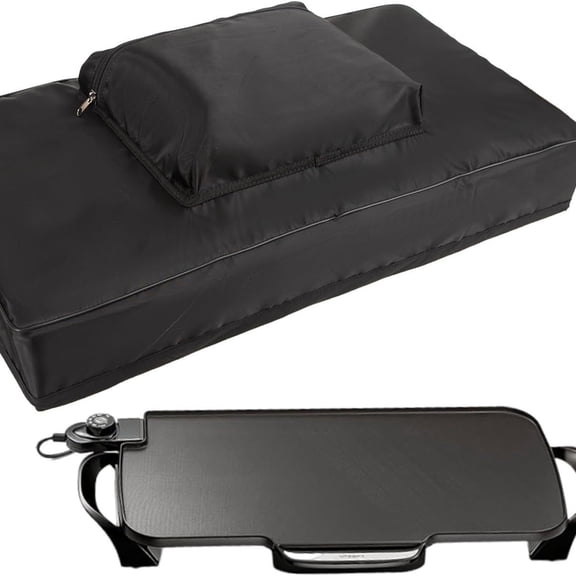 Electric Griddle Cover for Electric Griddle, Dust Waterproof Accessories Compartment, Antistatic Protector Covers, Durable and Long-Lasting (Cover Only)