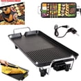 thumbnail image 1 of Electric Griddle with Dual Cooking Zones, Large Flat Griddle Perfect, Smokeless Indoor Grill, Nonstick Surface, Fast Even Heating, Easy to Clean, for Family Meals, Steaks, Pancakes & BBQ, 1 of 8